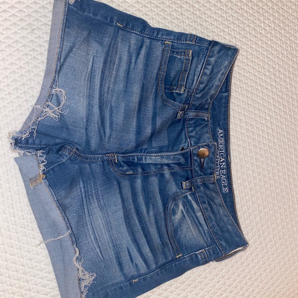 American Eagle Hi-Rise Shortie Shorts